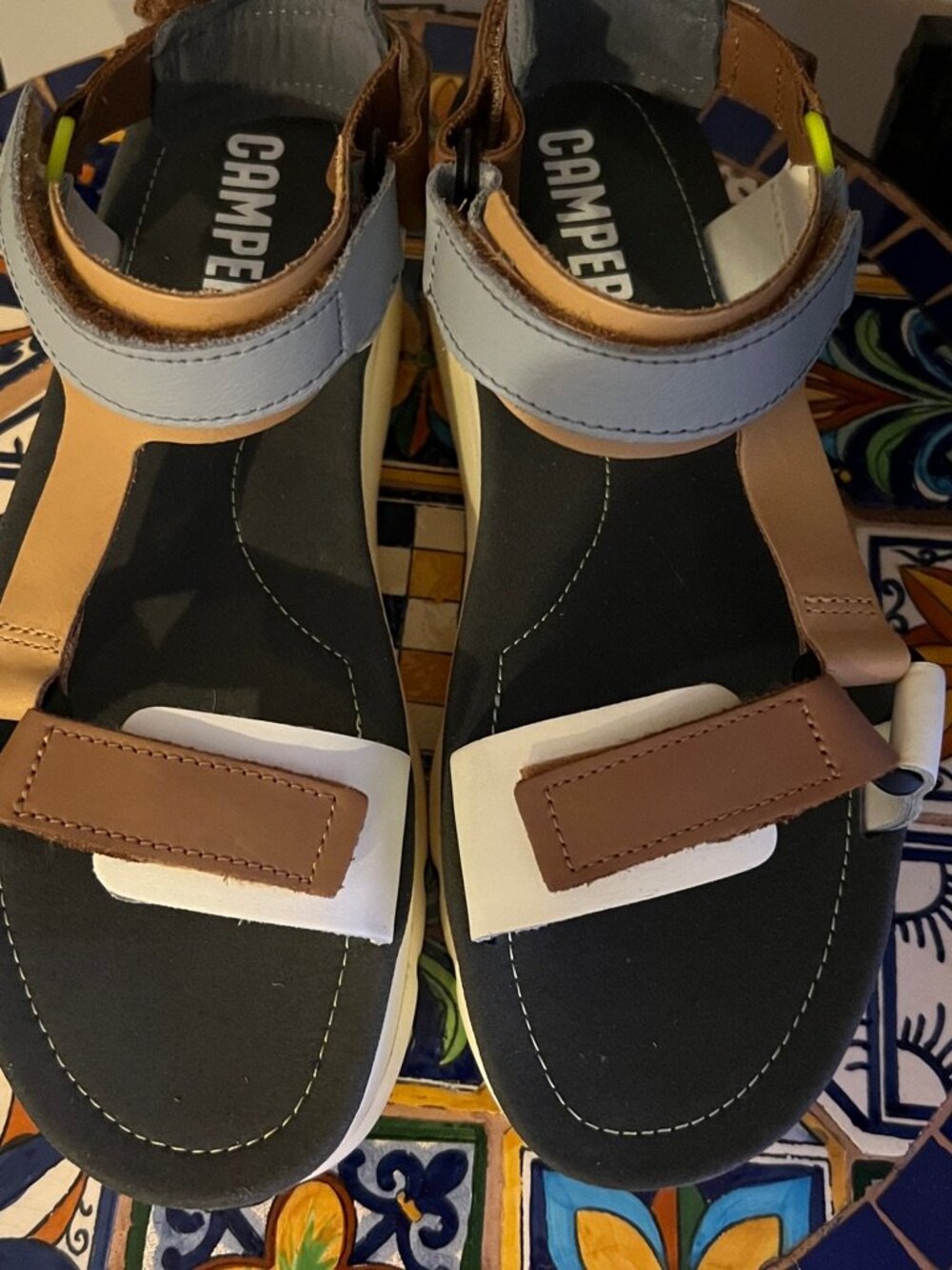 Camper sandals 41 105 women nwob leather shoes
